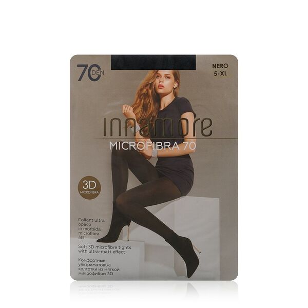 Женские колготки Innamore Microfibra 70 den Nero 5 размер
