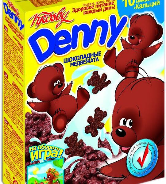 Готовый завтрак Krosby Denny Шоколадные медвежата