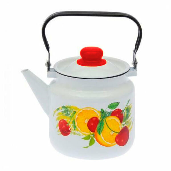 Чайник Фрутта эмалированный для индукционных плит