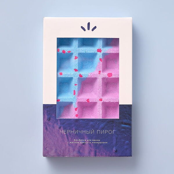 Бомбочка вафля ЧЕРНИЧНЫЙ ПИРОГ