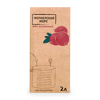 Морс клюквенный «Фермерский» от Ярослава Звягина