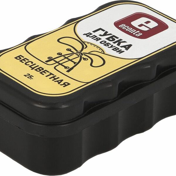 Губка для обуви Econta Двойной блеск бесцветная, 25г