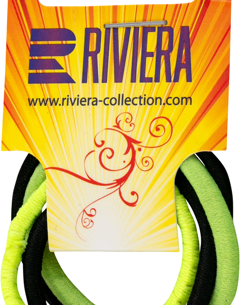 Резинки для волос RIVIERA d=4,5см, 4 шт., в ассортименте