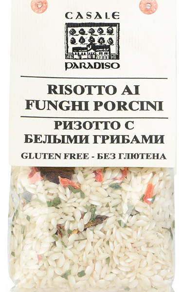 Ризотто Casale Paradiso с белыми грибами без глютена