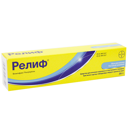 Релиф 28,4 г мазь ректальная