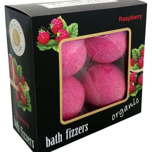 Подарочный набор Spa by Lara Бурлящие шары для ванн Малина 40г*4шт