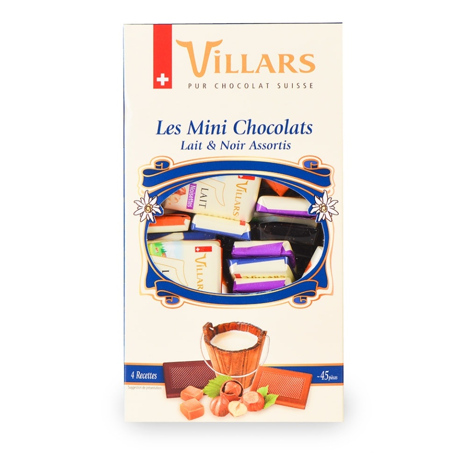 

Шоколадные плитки Villars ассорти 250 г