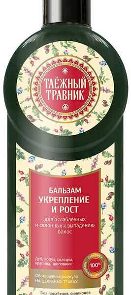 Бальзам для волос Таежный травник Укрепление и рост 400мл