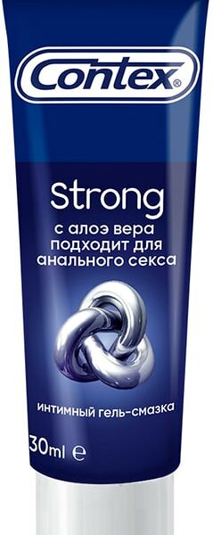 Гель-смазка Contex Strong с алоэ вера 30мл