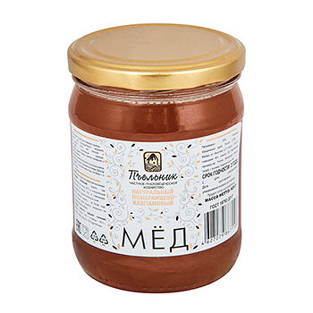 Мёд Пчельник Померанцево-каштановый натуральный