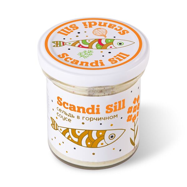 Сельдь Скандинавская Scandi Sill филе-кусочки в горчичном соусе 150 г
