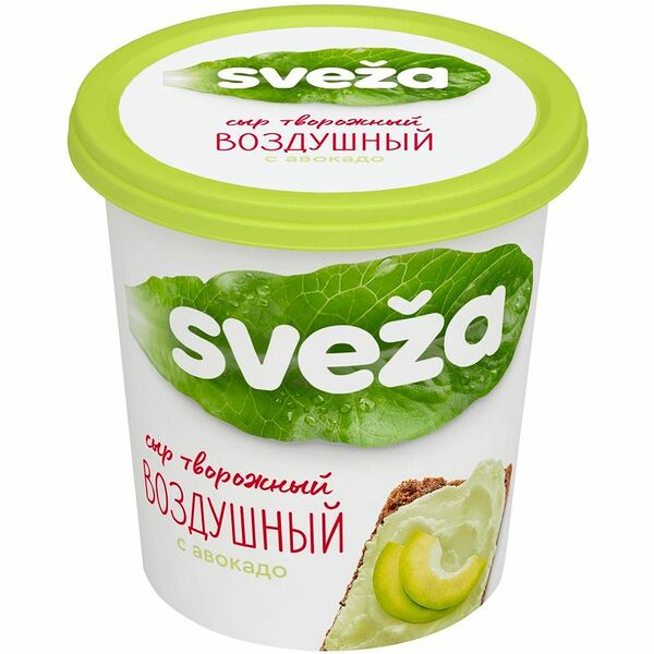 Сыр Савушкин Воздушный Sveza творожный с авокадо 60%, 150г