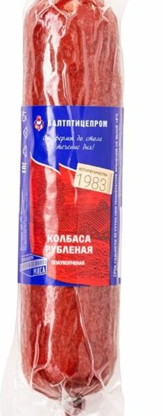 Колбаса Балтптицепром Рубленая полукопченая 500г
