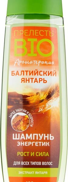 Шампунь для волос Прелесть Bio Балтийский янтарь энергетик 400мл