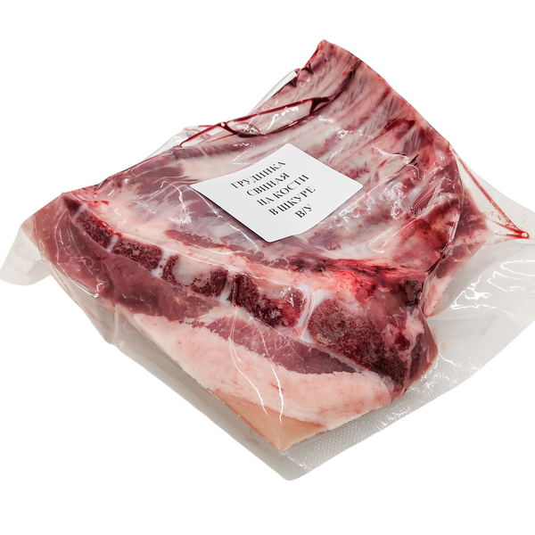 Грудинка свиная на кости охлажденная ~1,5 кг