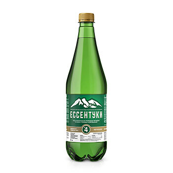 Вода минеральная лечебно-столовая Ессентуки №4 природная питьевая газированная пэт