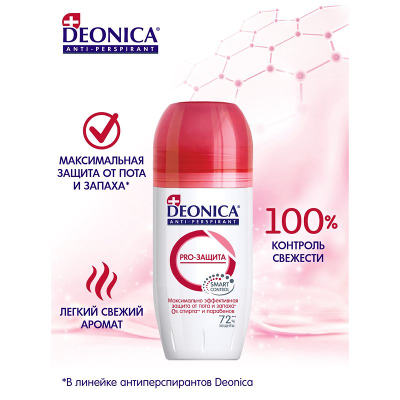 

Антиперспирант женский роликовый Deonica PRO-Защита 50 мл