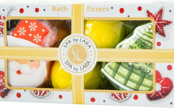Подарочный набор Spa by Lara Соль для ванн шипучая Дед Мороз 260г