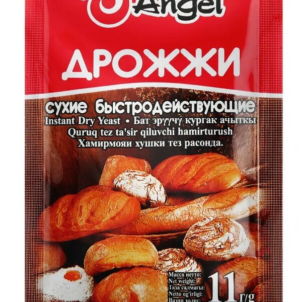 Дрожжи Angel сухие хлебопекарные быстродействующие