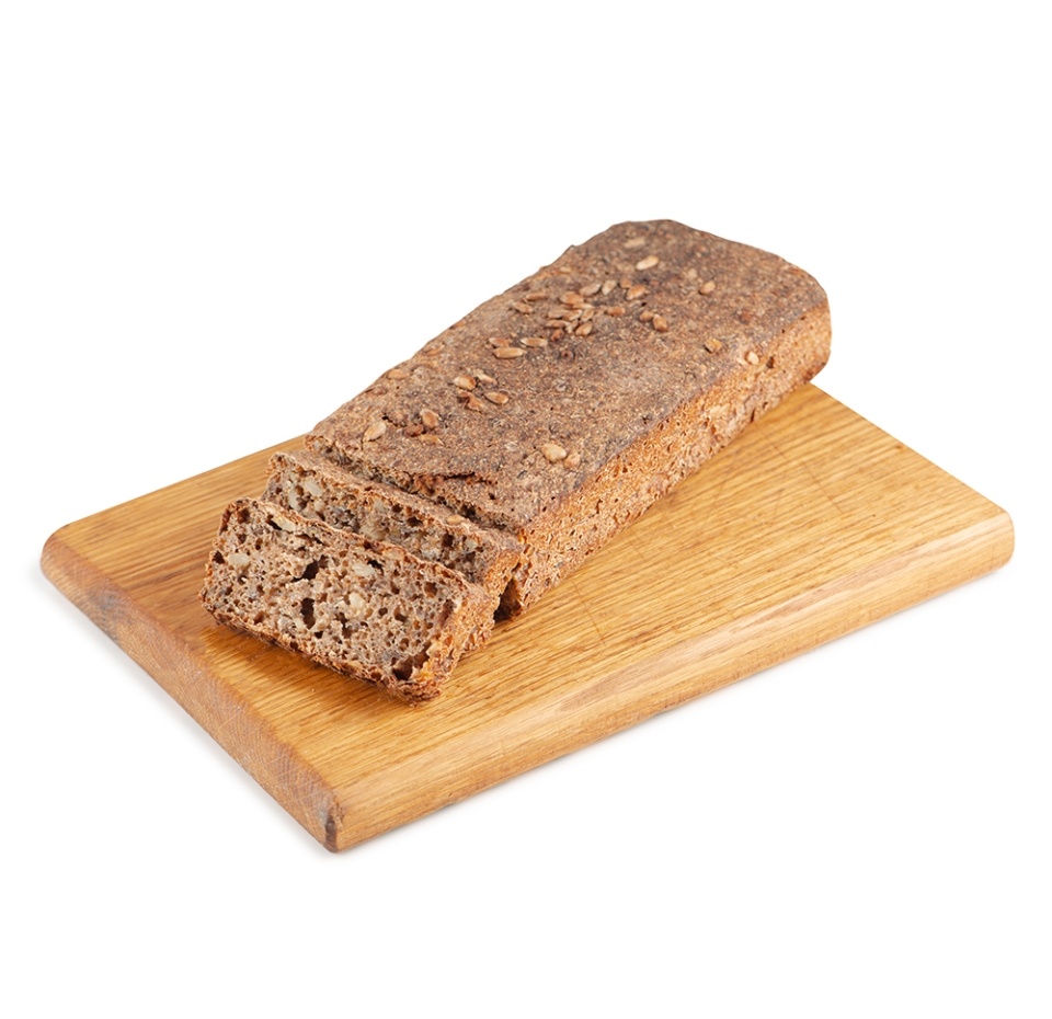 

Хлеб ржаной мультизлаковый бездрожжевой, цельнозерновой, органический Буфетофф хлеб