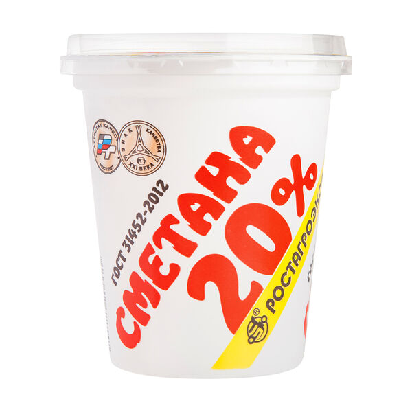 Сметана Ростагроэкспорт 20%