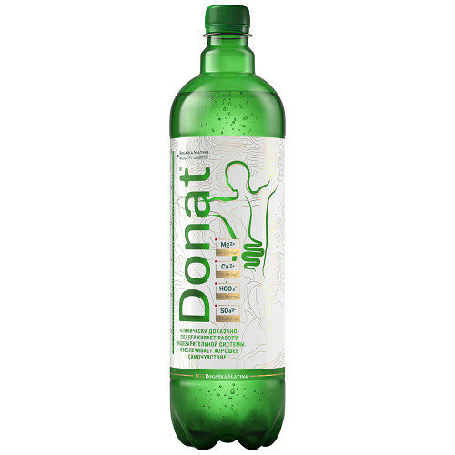 Вода минеральная природная питьевая лечебная Donat Mg газированная пэт
