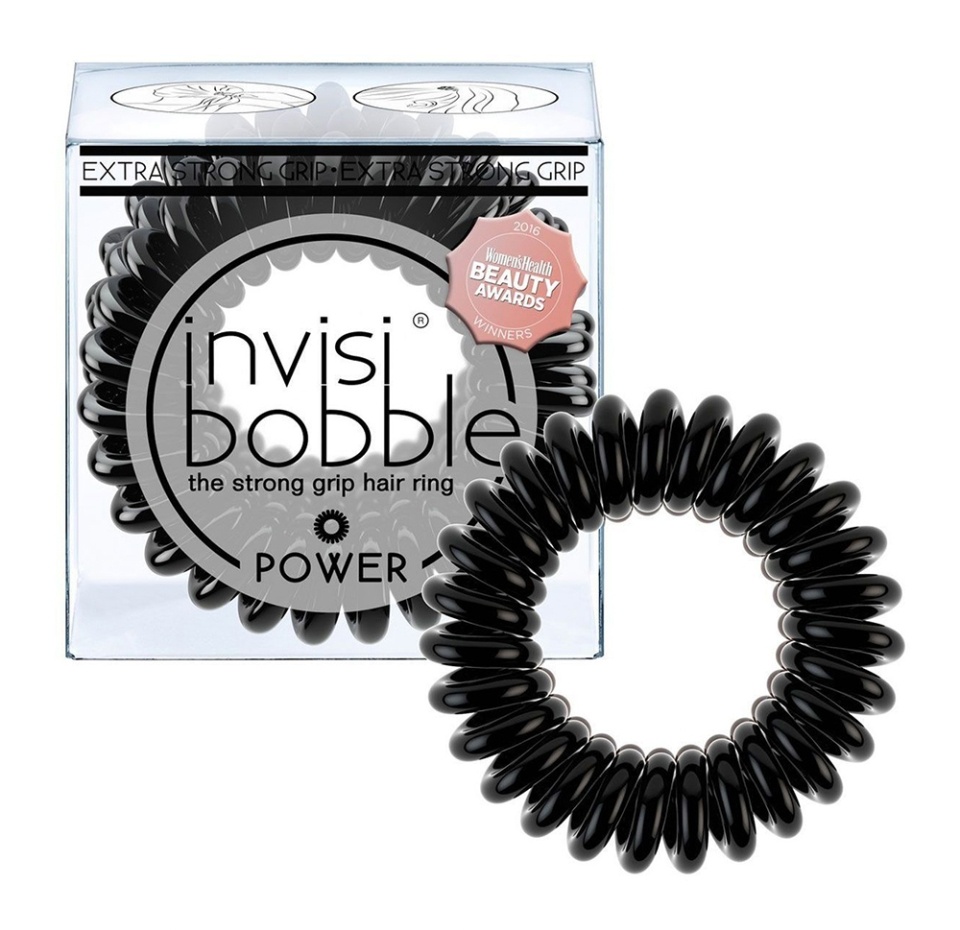 

Резинка-браслет Invisibobble для волос Power True Black 3 шт
