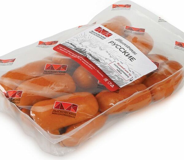 Шпикачки ЛМК Русские газ. вес до 1.2 кг