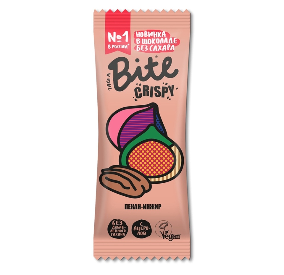 

Батончик Take a Bite Crispy Пекан-инжир