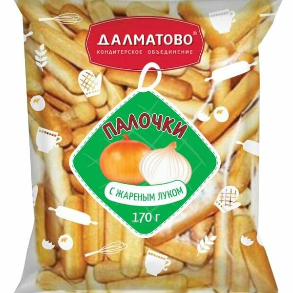Хлебные палочки Далматово с луком