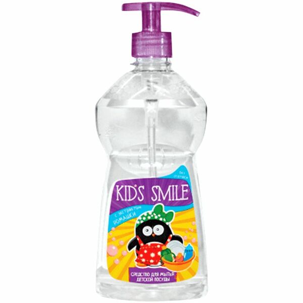 Средство Kids Smile для мытья детской посуды c экстрактом ромашки 500г