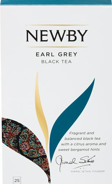 Чай черный Newby Earl Grey 25*2г