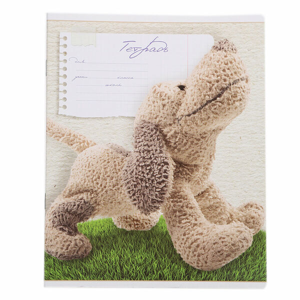 Тетрадь ученическая серия максик и миша в линию 12 листов ТМ Magic Lines (Мэджик Лайнс)