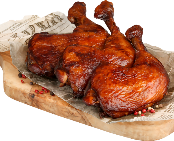 Окорочка ЛЕНТА FRESH куриные варено-копченые вес 