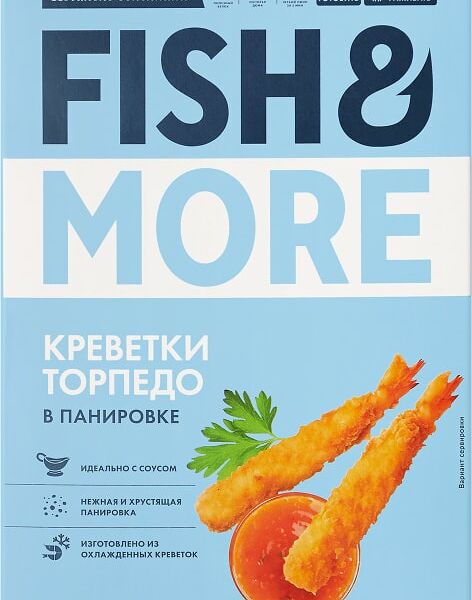 Креветка Fish&More Ваннамей в панировке 500г