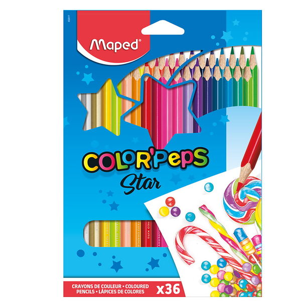 Цветные карандаши 36 шт. COLOR PEPS