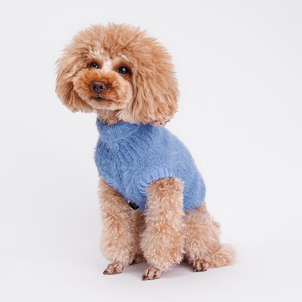 Свитер для кошек и собак, L, голубой