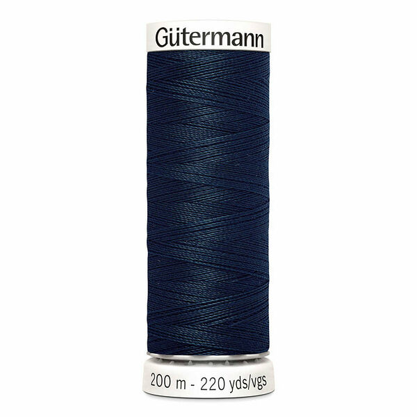 748277 Нить Sew-all для всех материалов, 200м, 100% п/э Gutermann(487 т.т.сине-зеленый)