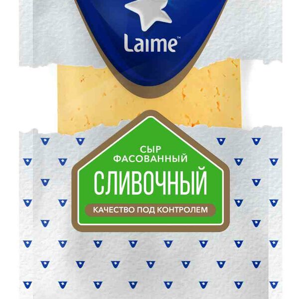 Сыр Сливочный Laime 50%, нарезка