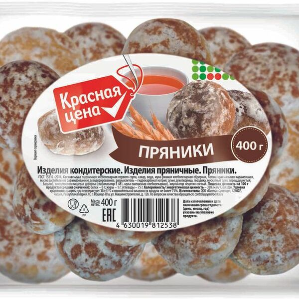 Пряники Красная Цена Традиционные 400г