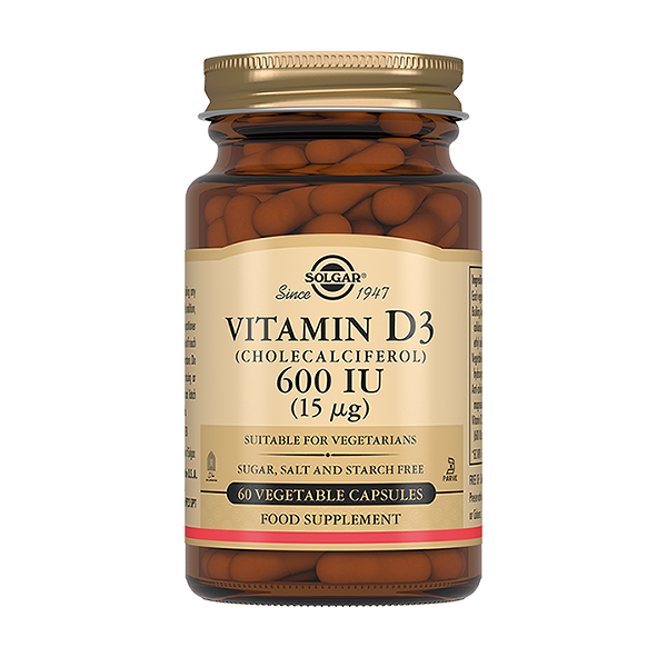 Солгар витамин D3 600МЕ капс. №60