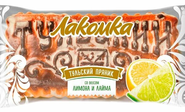 Пряник тульский Ясная Поляна Лакомка со вкусом лимона и лайма