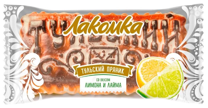 

Пряник тульский Ясная Поляна Лакомка лимон и лайм 140 г