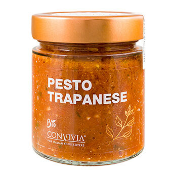 Соус Convivia Песто Трапанезе томатный с минадалем Био 190г, Италия