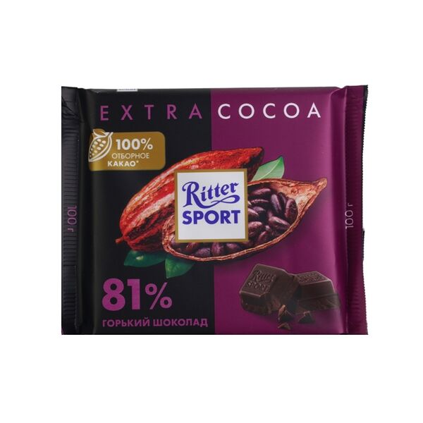 Шоколад Ritter Sport горький 81% 100г