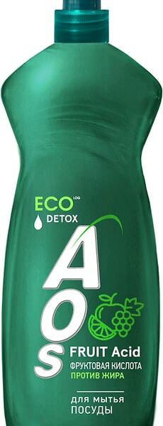 Средство для мытья посуды AOS Фруктовые кислоты 900 мл