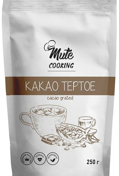 Какао Mute Cooking тертое 250г