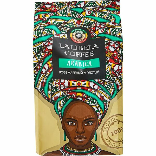 Кофе молотый Lalibela Coffee Arabica, 200 г