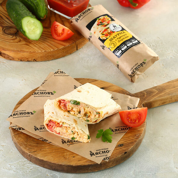 Шаурма с курицей МясновЪ Шеф-повар