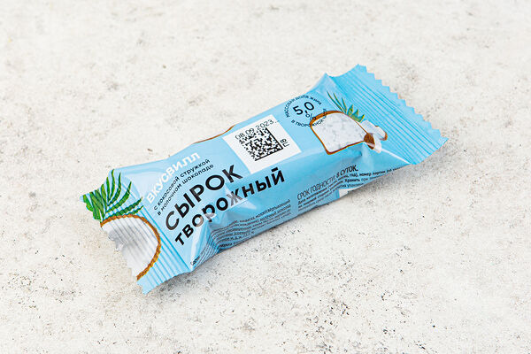 Сырок творожный с кокосовой стружкой 5%